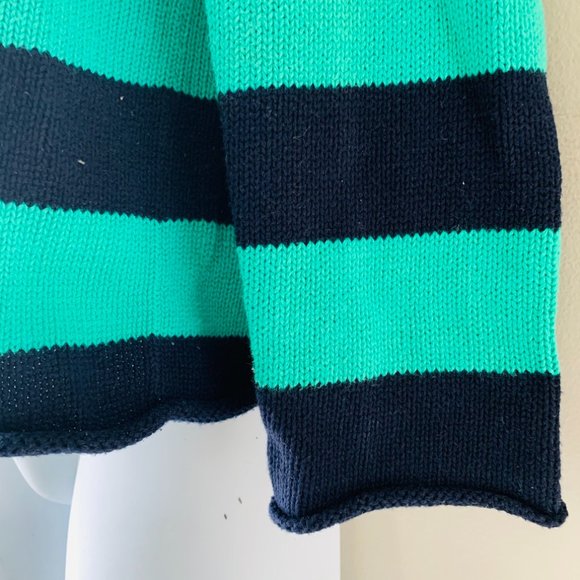CREWCUTS navy and green sweater size 12 - Picture 8 of 10